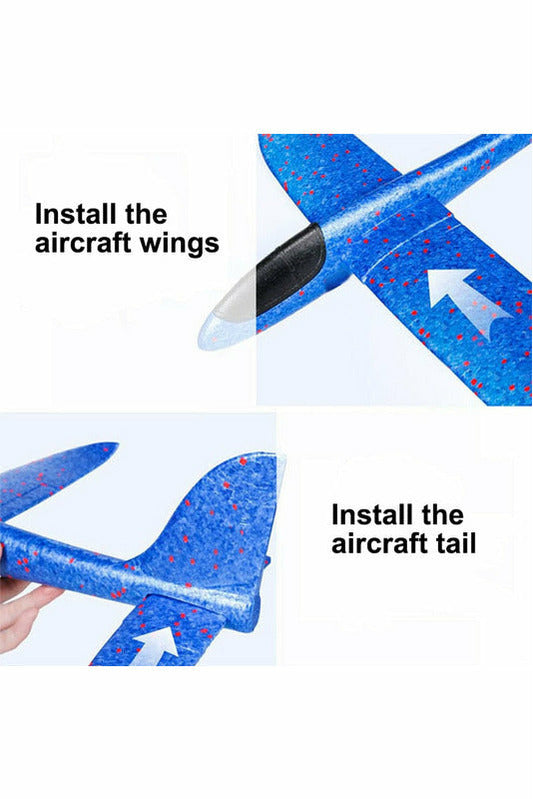 Foam Airplane Launcher Toy for Kids