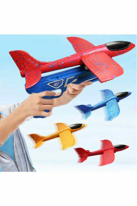 Foam Airplane Launcher Toy for Kids
