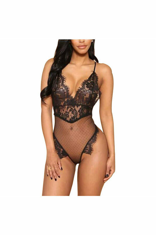 Spaghetti Strap Skinny Romper Jumpsuit