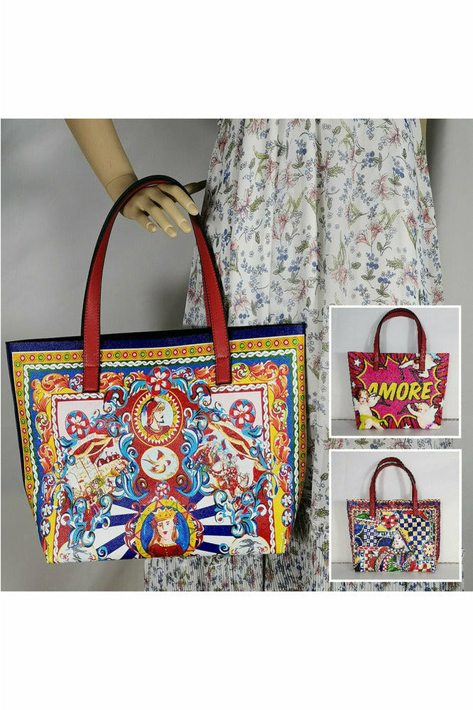 Luxury Print Travel Shoulder Bag Floral