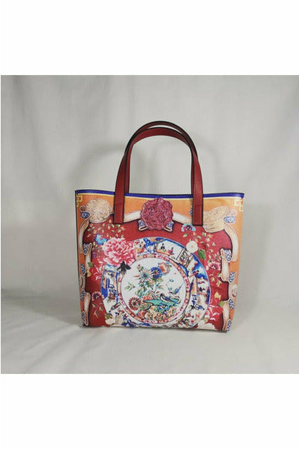 Luxury Print Travel Shoulder Bag Floral