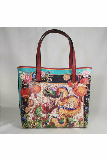 Luxury Print Travel Shoulder Bag Floral