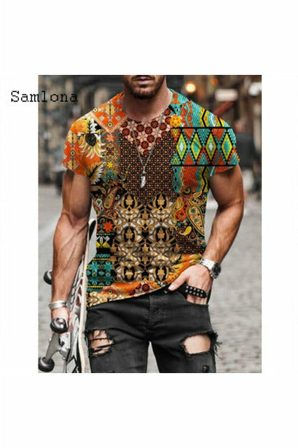 Samlona New Patchwork T-shirt
