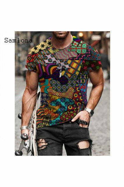 Samlona New Patchwork T-shirt