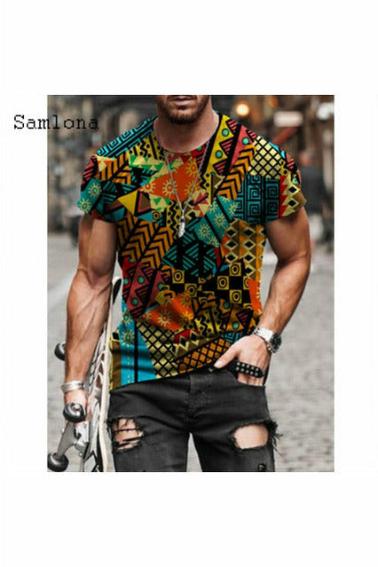 Samlona New Patchwork T-shirt