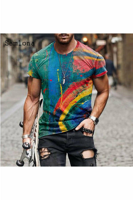 Samlona New Patchwork T-shirt