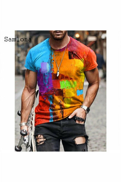 Samlona New Patchwork T-shirt