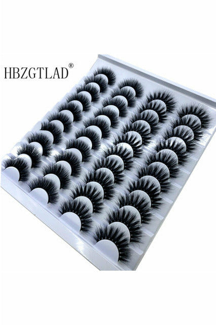 Mink Lashes Thick Long Wispy Natural Mink Lashes