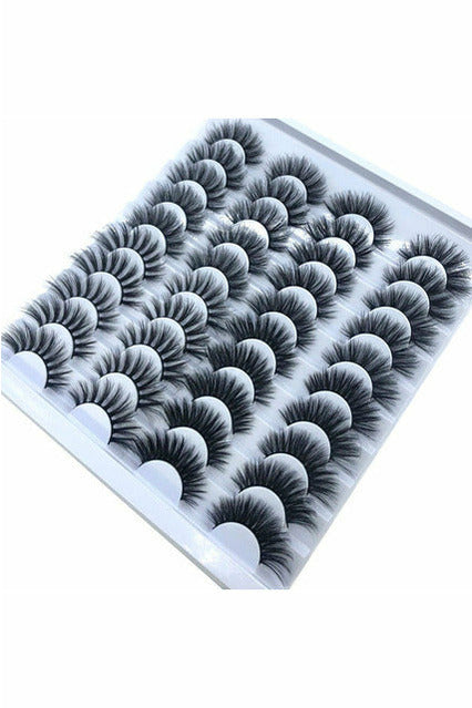 Mink Lashes Thick Long Wispy Natural Mink Lashes