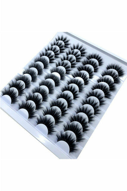 Mink Lashes Thick Long Wispy Natural Mink Lashes