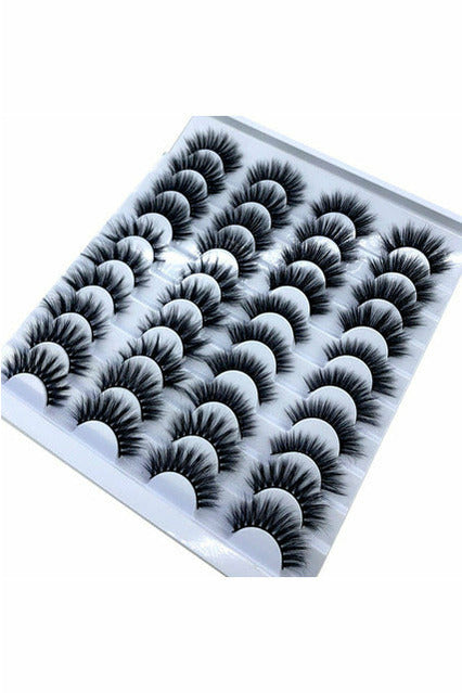 Mink Lashes Thick Long Wispy Natural Mink Lashes