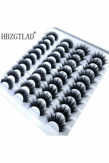 Mink Lashes Thick Long Wispy Natural Mink Lashes