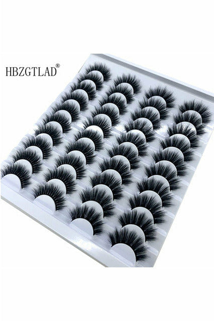 Mink Lashes Thick Long Wispy Natural Mink Lashes