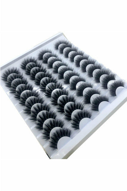 Mink Lashes Thick Long Wispy Natural Mink Lashes