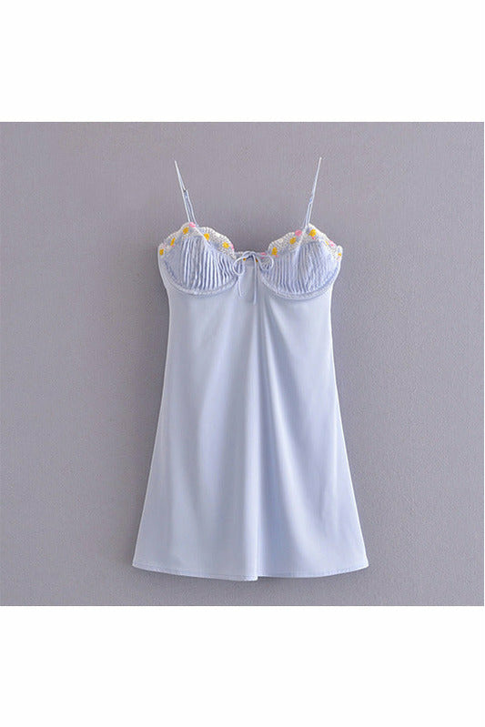 ARTNSOUL™ - Embroidered Light Sling Dress