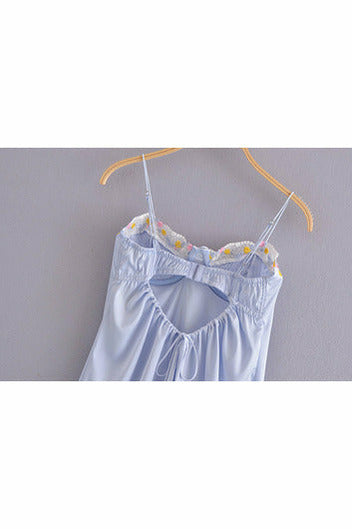 ARTNSOUL™ - Embroidered Light Sling Dress