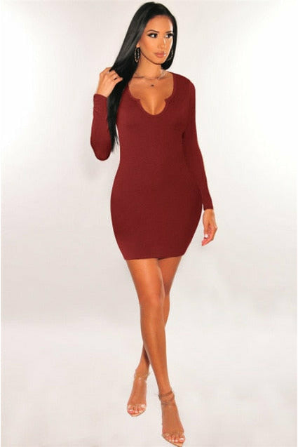 Long Sleeve Mini Dresses