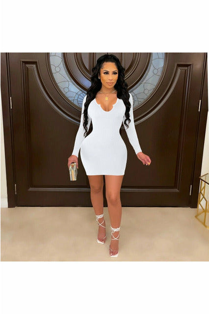 Long Sleeve Mini Dresses