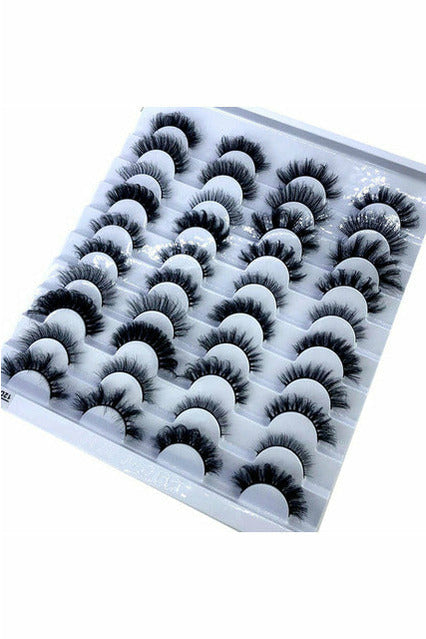 Mink Lashes Thick Long Wispy Natural Mink Lashes