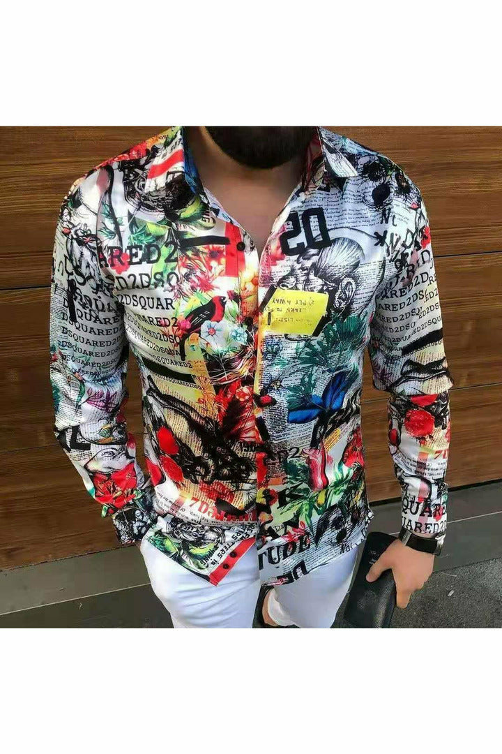 Printed Shirts Long Sleeve