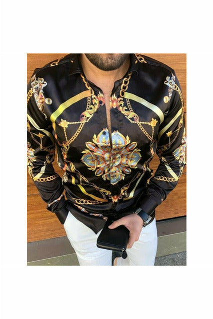 Printed Shirts Long Sleeve