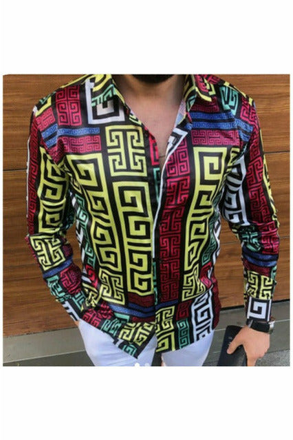 Printed Shirts Long Sleeve