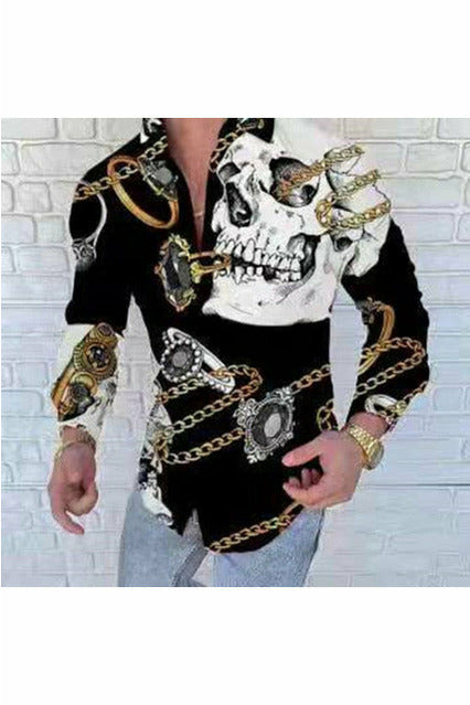 Printed Shirts Long Sleeve