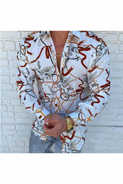Printed Shirts Long Sleeve