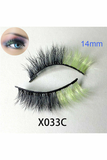 3D Mix Color False Lashes