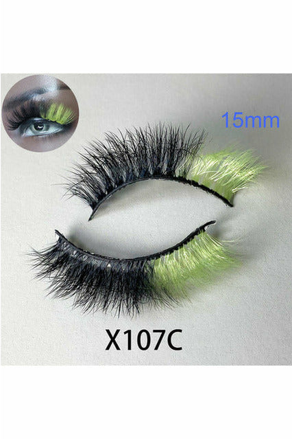 3D Mix Color False Lashes