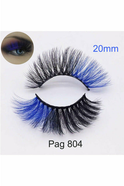 3D Mix Color False Lashes