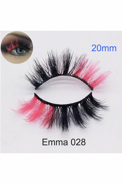3D Mix Color False Lashes