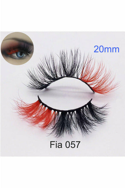 3D Mix Color False Lashes