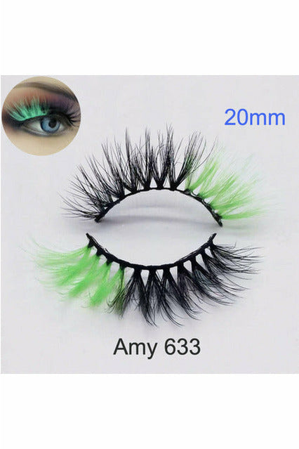 3D Mix Color False Lashes