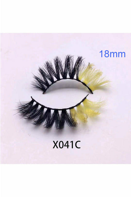 3D Mix Color False Lashes