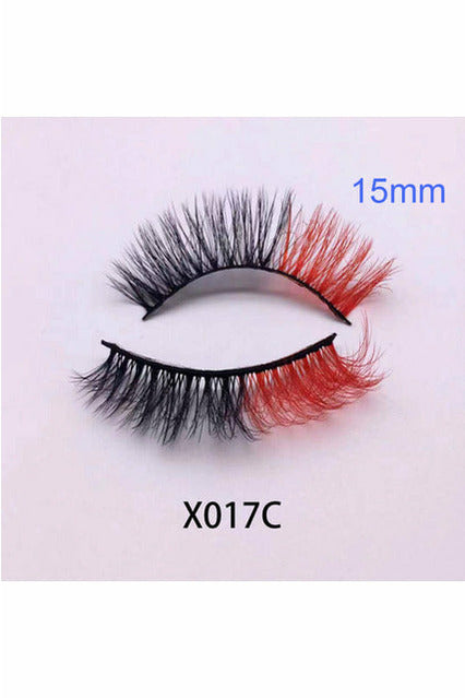 3D Mix Color False Lashes