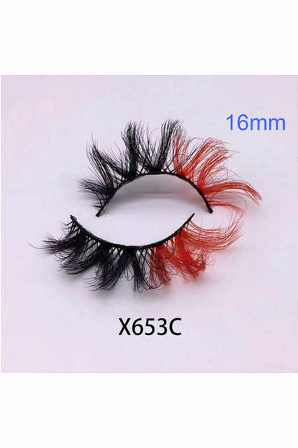 3D Mix Color False Lashes