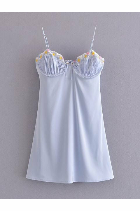 ARTNSOUL™ - Embroidered Light Sling Dress