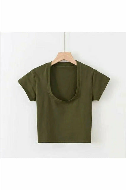 ArtnSoul™ - U-Neck Gray Tee Tank Tops
