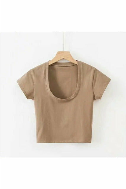 ArtnSoul™ - U-Neck Gray Tee Tank Tops