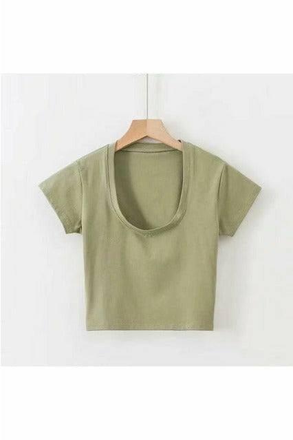 ArtnSoul™ - U-Neck Gray Tee Tank Tops