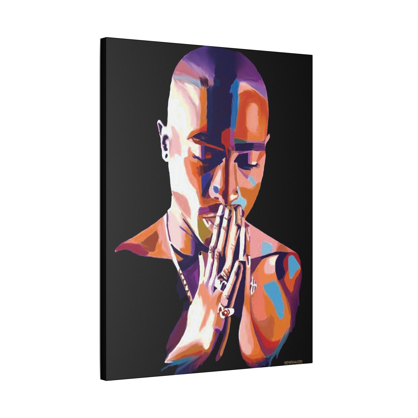 Celebrity ART  Satin Canvas, Stretched