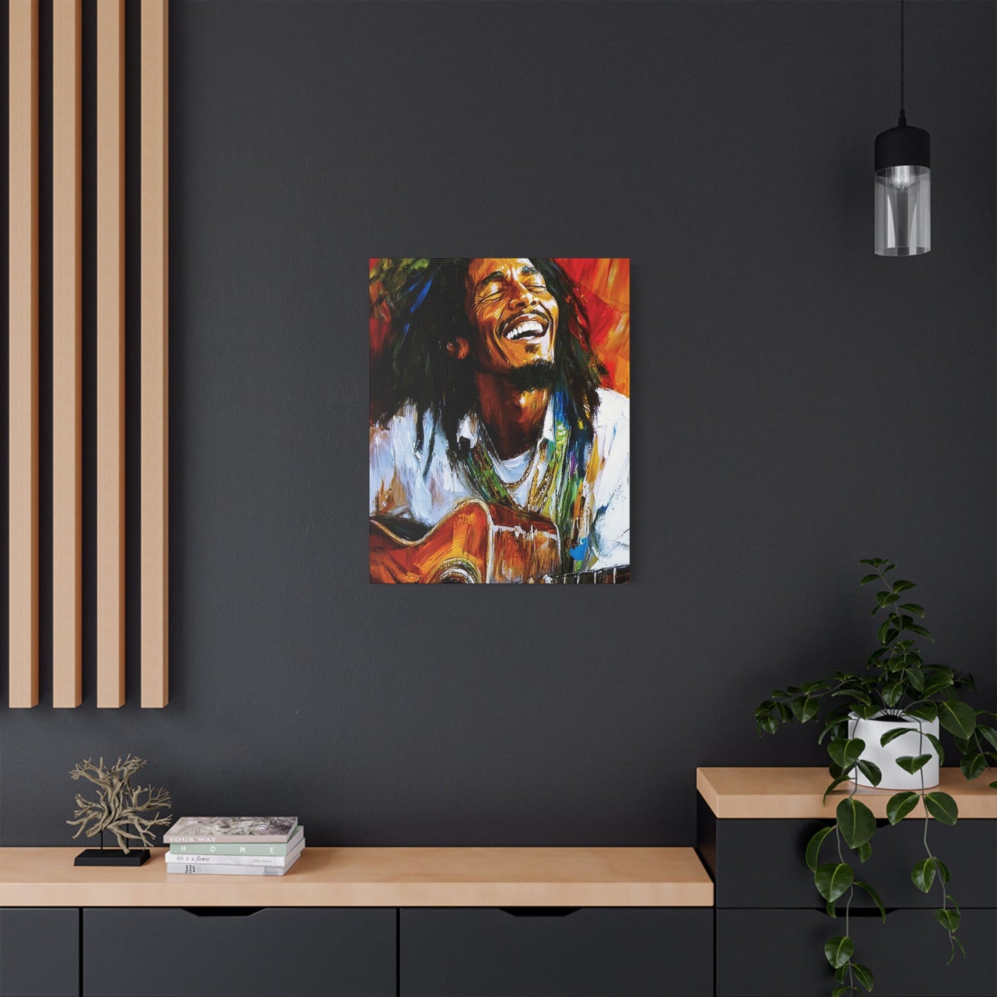 Marley AI Satin Canvas, Stretched