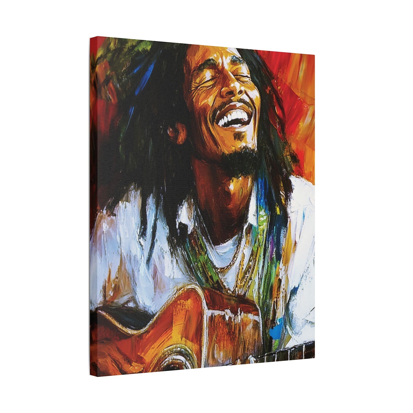 Marley AI Satin Canvas, Stretched