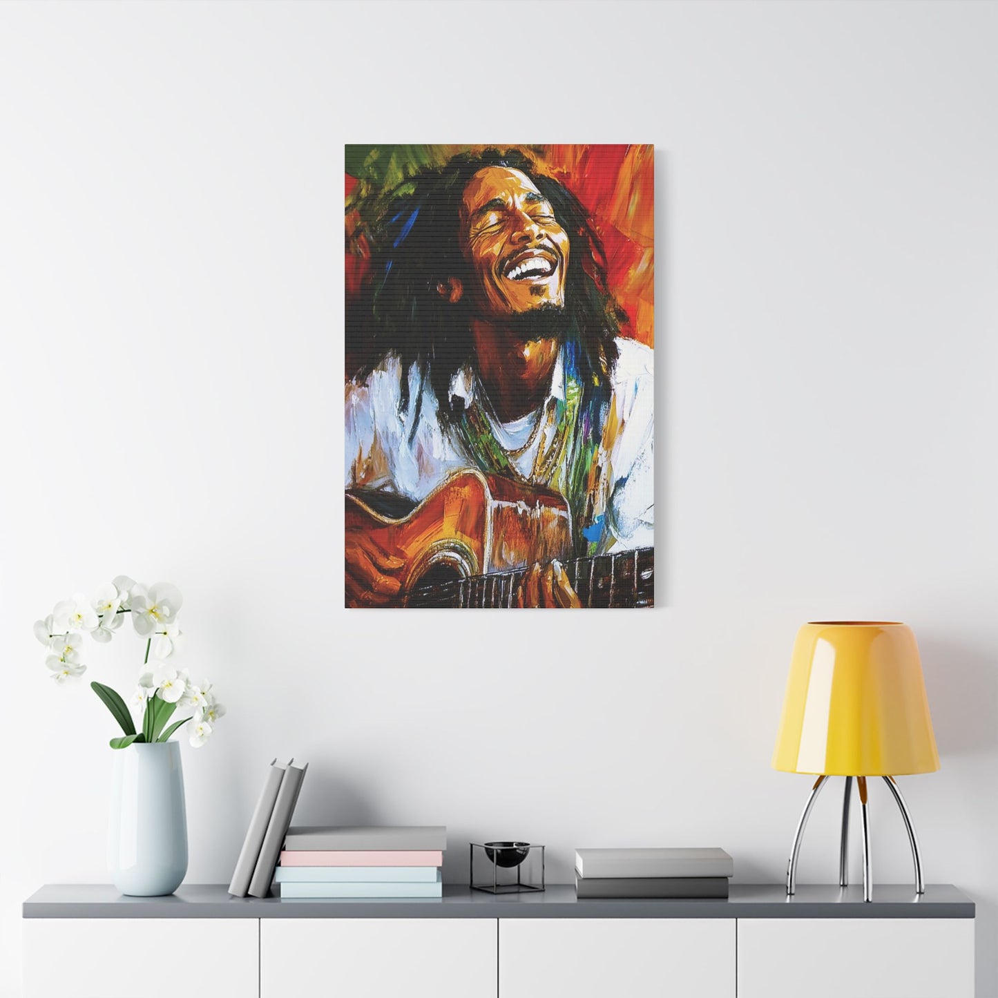 Marley AI Satin Canvas, Stretched