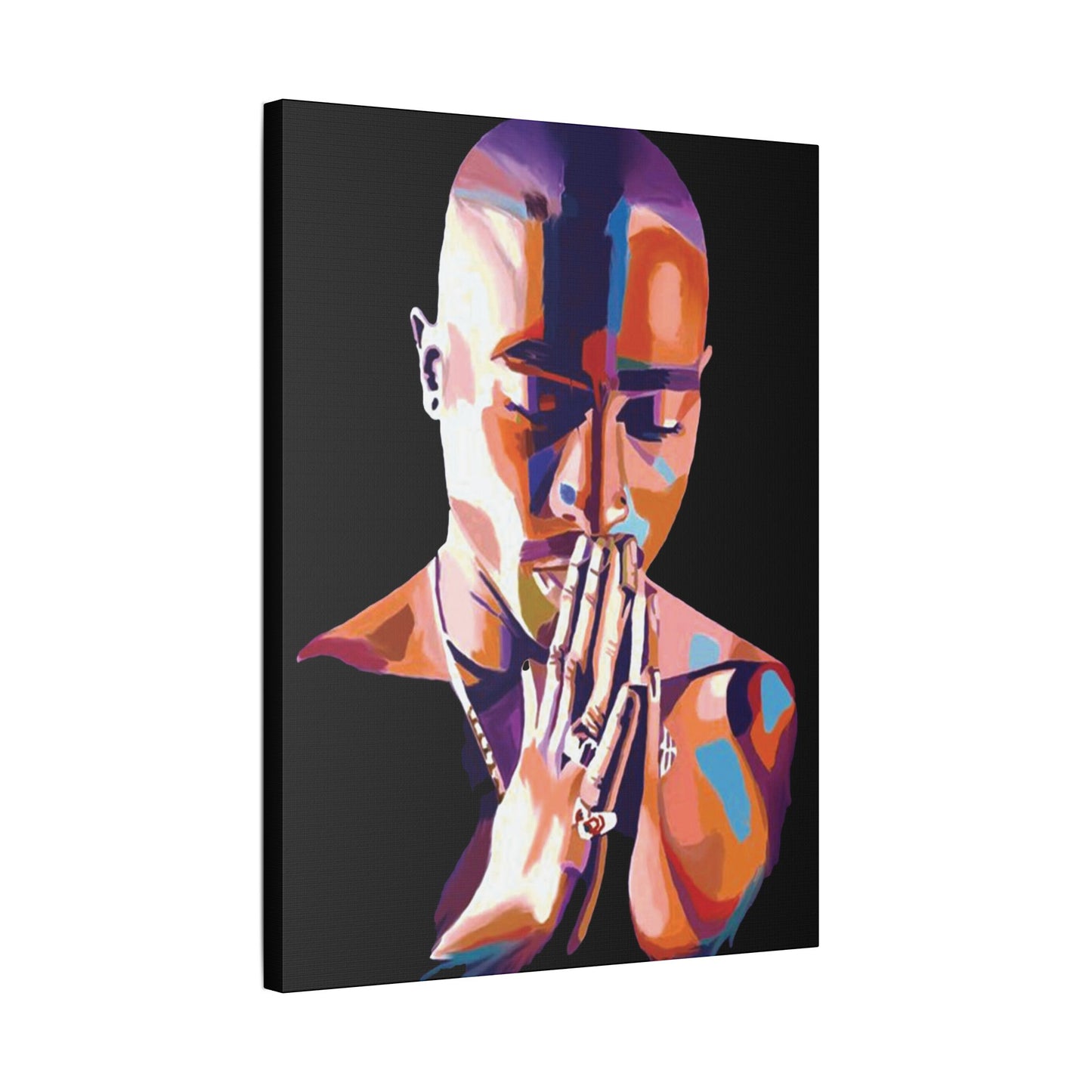 Celebrity ART  Satin Canvas, Stretched