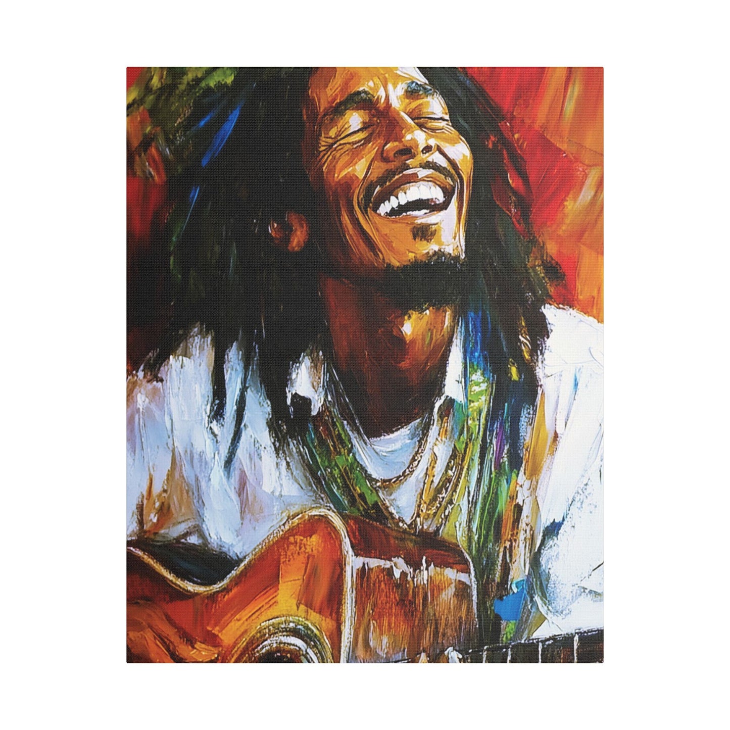 Marley AI Satin Canvas, Stretched