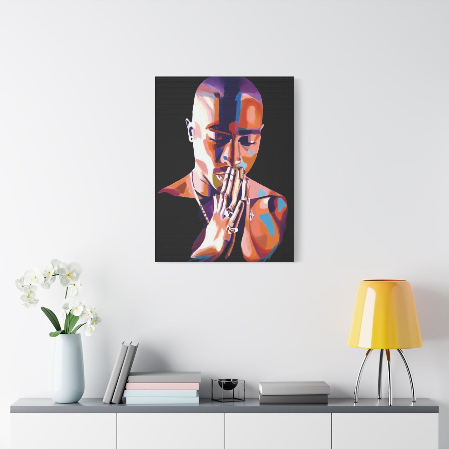 Celebrity ART  Satin Canvas, Stretched