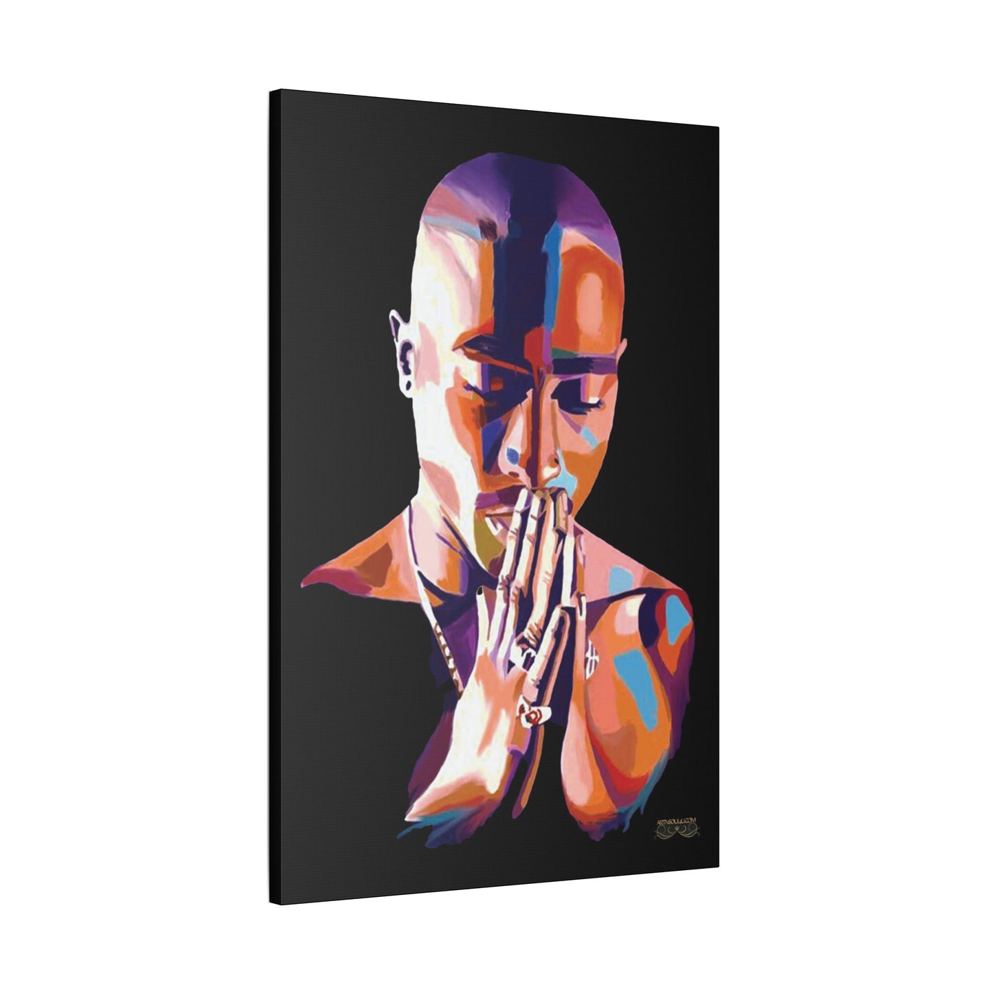 Celebrity ART  Satin Canvas, Stretched