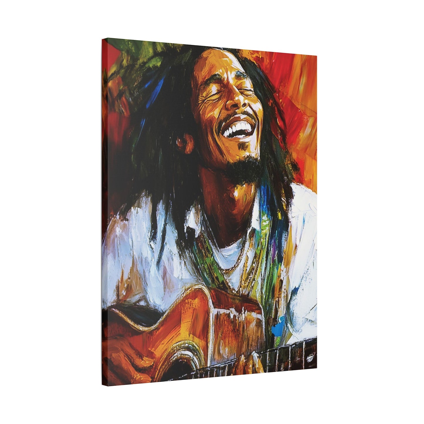 Marley AI Satin Canvas, Stretched